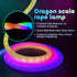 Neon LED Rope Lights, 360 Led Light Strip Waterproof Strip with Music Sync,Remote & APP Control,USB-Powered Flexible Lighting for Indoor/Outdoo